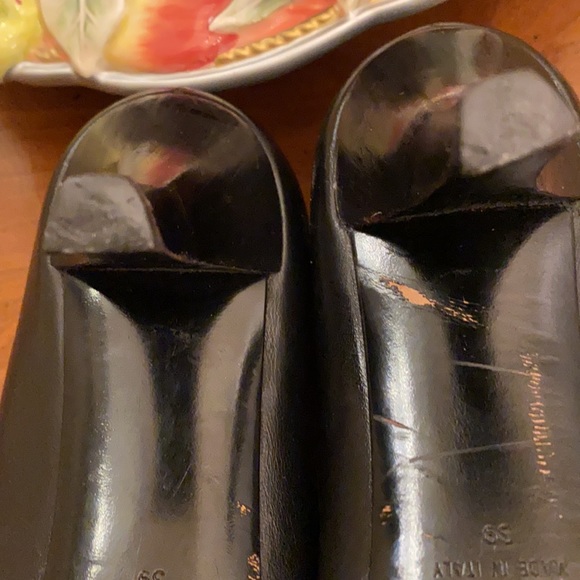 Bruno Magli black leather Authentic vintage heels 39M - Picture 11 of 14